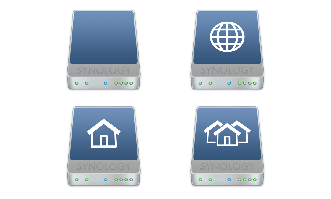 Initial defaults Synology icons